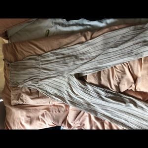 Tan & black jumpsuit